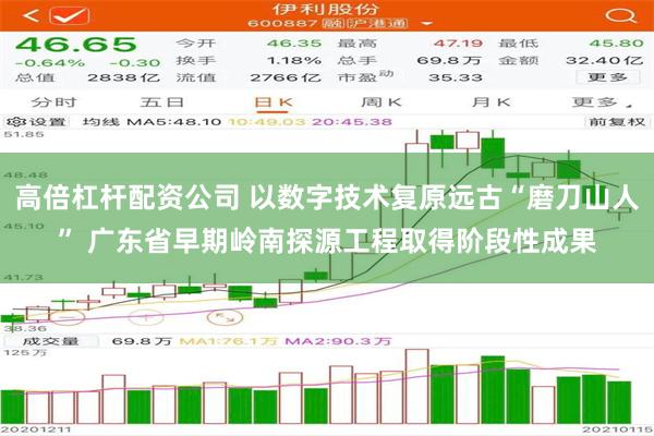 高倍杠杆配资公司 以数字技术复原远古“磨刀山人” 广东省早期岭南探源工程取得阶段性成果