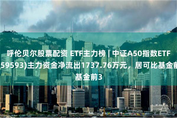 呼伦贝尔股票配资 ETF主力榜 | 中证A50指数ETF(159593)主力资金净流出1737.76万元，居可比基金前3